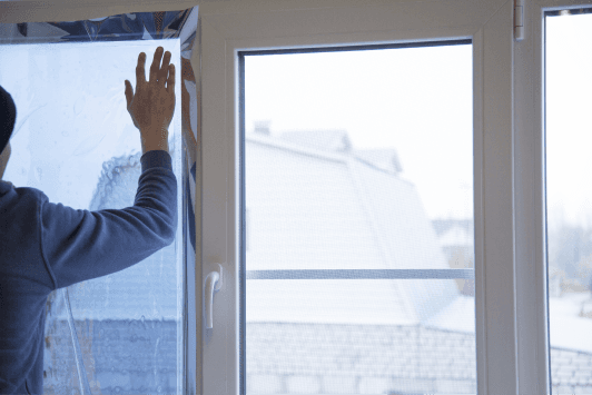 Window tint reducing glare