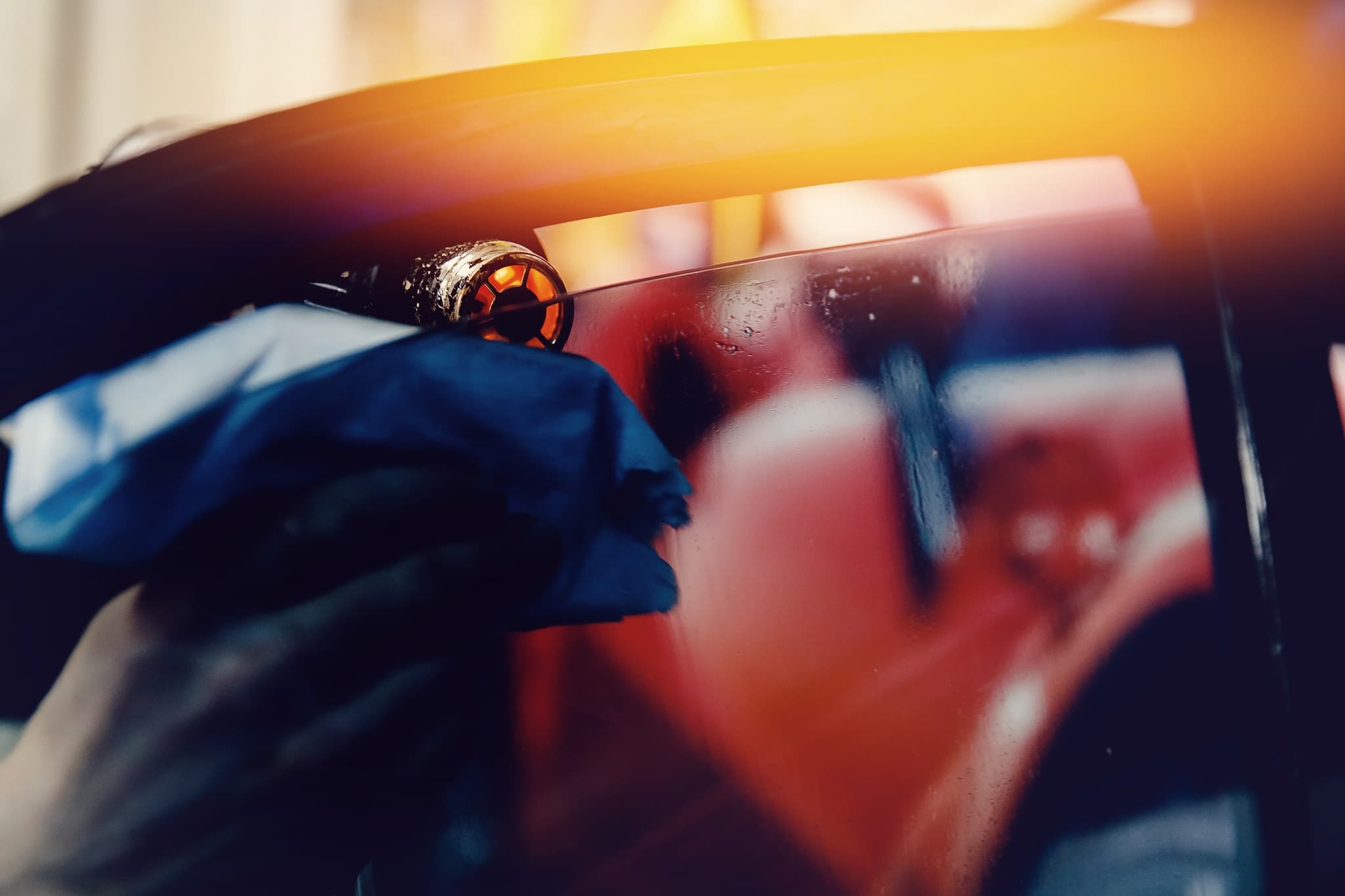 Tint application for enhanced cosmetics